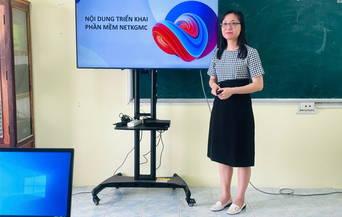 Khoa Khoa học Cơ bản triển khai phần mềm NetKgmcSchool – Bước tiến mới trong hỗ trợ giảng dạy thực hành trên máy vi tính tại trường Cao Đẳng Y tế Kiên Giang.